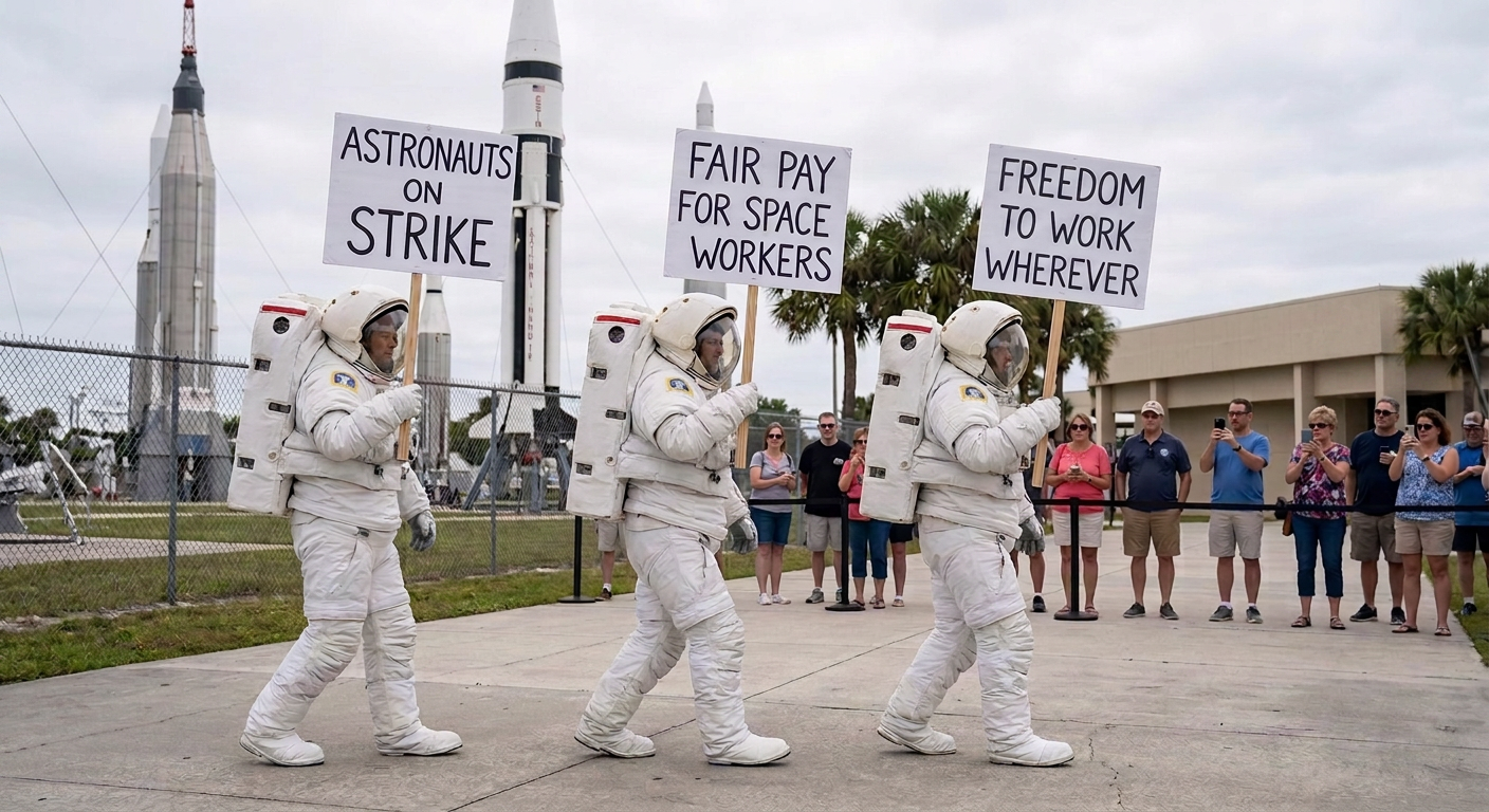 Labor Talks Result in Astronauts No Longer Being Allowed to Work From Home